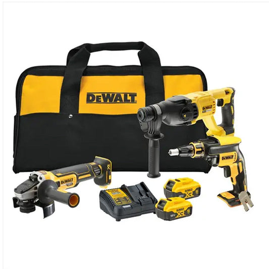 Kit 3 outils DEWALT DCK304P2-QW XR 18V 5Ah Li-Ion Brushless